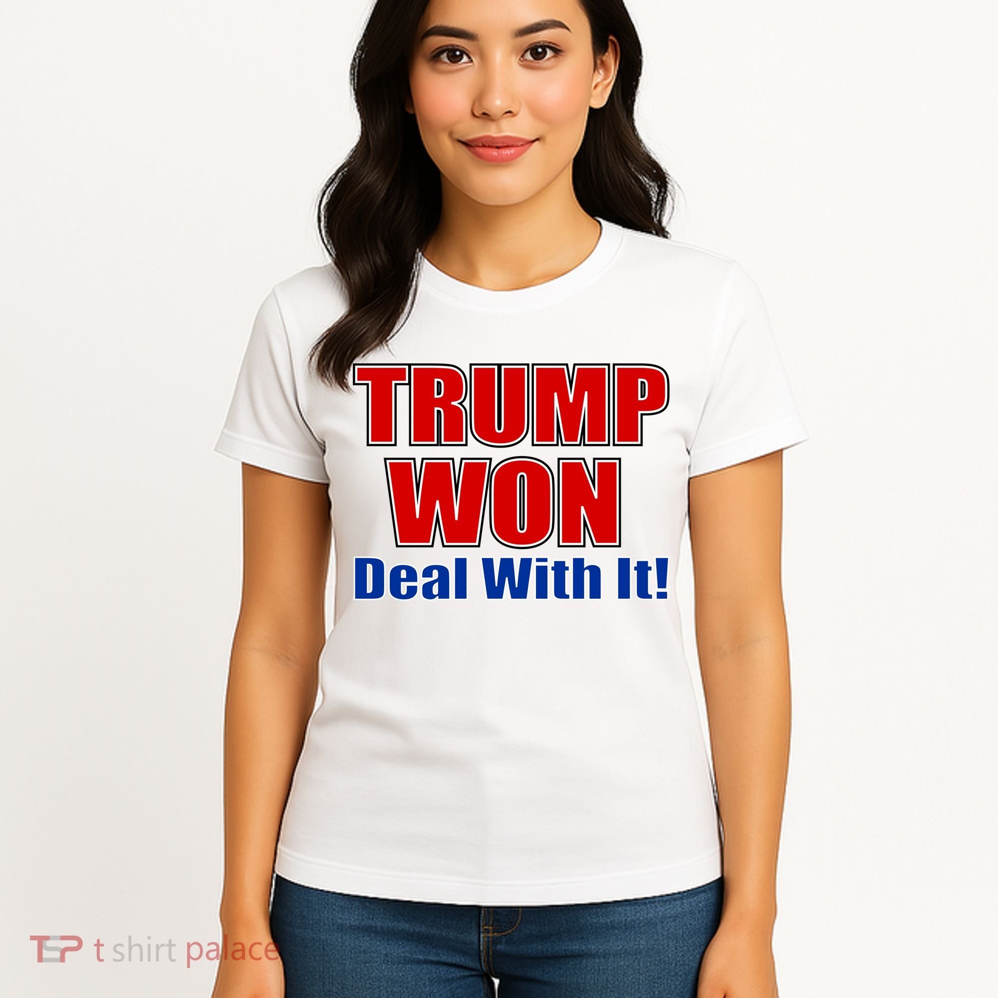 Trump Won Deal With It Women's T-Shirt