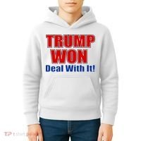 Trump Won Deal With It Kids Hoodie thumb 4