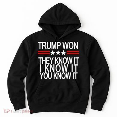 Trump Won They Know It I Know It You Know It Hoodie