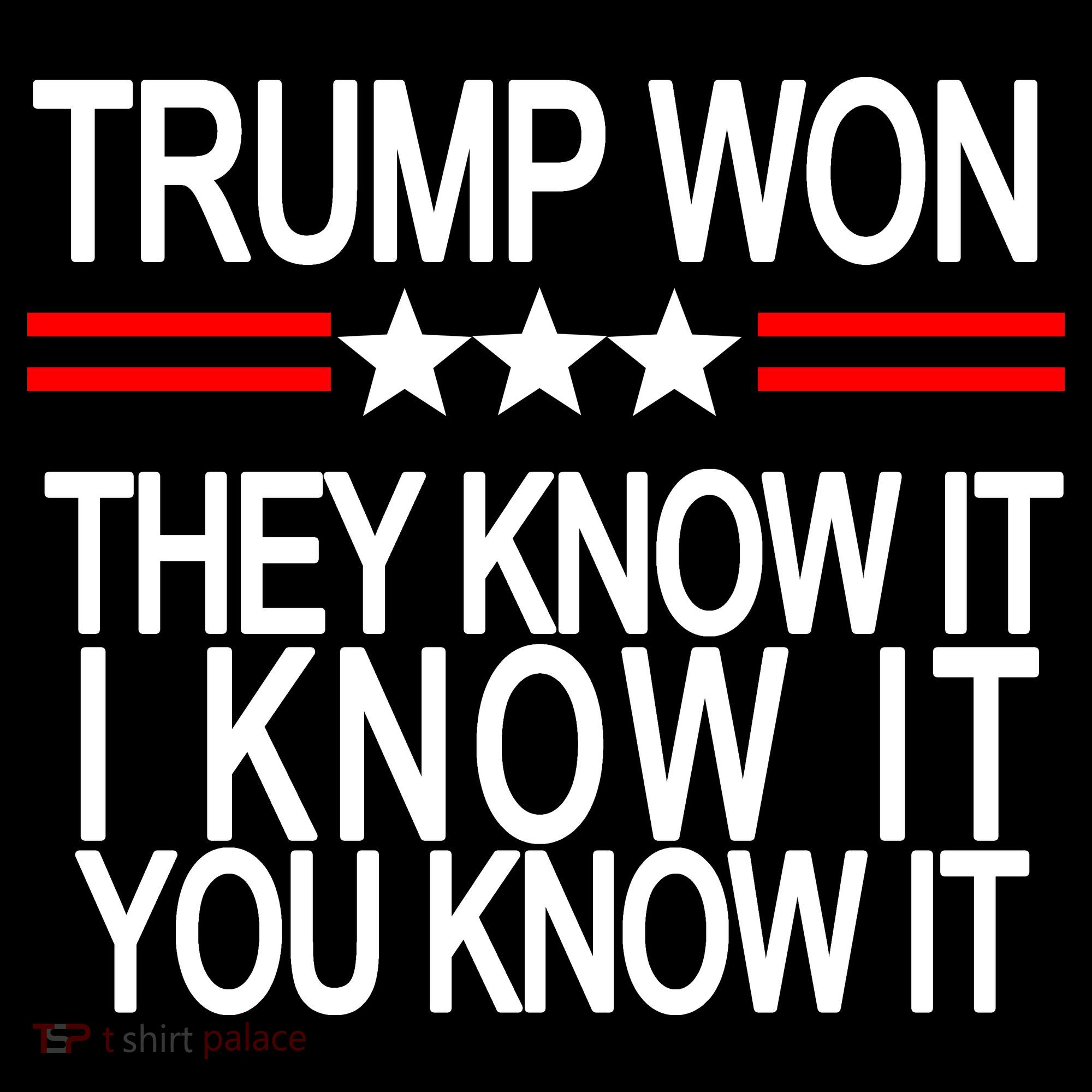 Trump Won They Know It I Know It You Know It Button