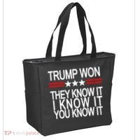 Trump Won They Know It I Know It You Know It Tote Bag thumb 2