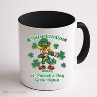 Trumpechaun - Make St Patrick's Day Great Again Coffee Mug thumb 1