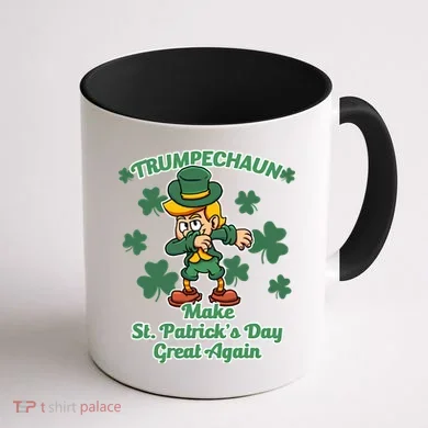 Trumpechaun - Make St Patrick's Day Great Again Coffee Mug back