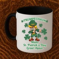 Trumpechaun - Make St Patrick's Day Great Again Coffee Mug thumb 2