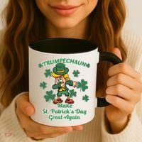 Trumpechaun - Make St Patrick's Day Great Again Coffee Mug thumb 3