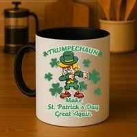 Trumpechaun - Make St Patrick's Day Great Again Coffee Mug thumb 4