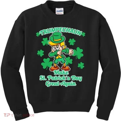 Trumpechaun - Make St Patrick's Day Great Again Kids Sweatshirt