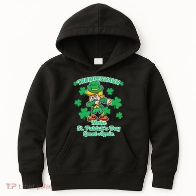 Trumpechaun - Make St Patrick's Day Great Again Kids Hoodie