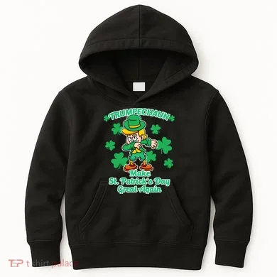 Trumpechaun - Make St Patrick's Day Great Again Kids Hoodie