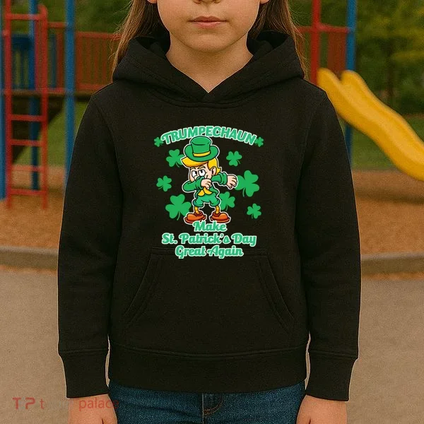 Trumpechaun - Make St Patrick's Day Great Again Kids Hoodie