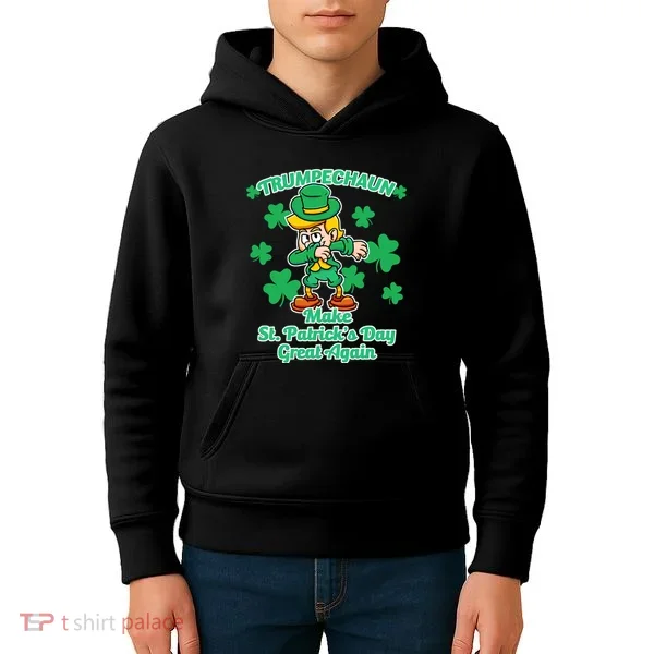 Trumpechaun - Make St Patrick's Day Great Again Kids Hoodie