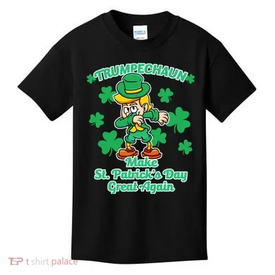 Trumpechaun - Make St Patrick's Day Great Again Kids T-Shirt