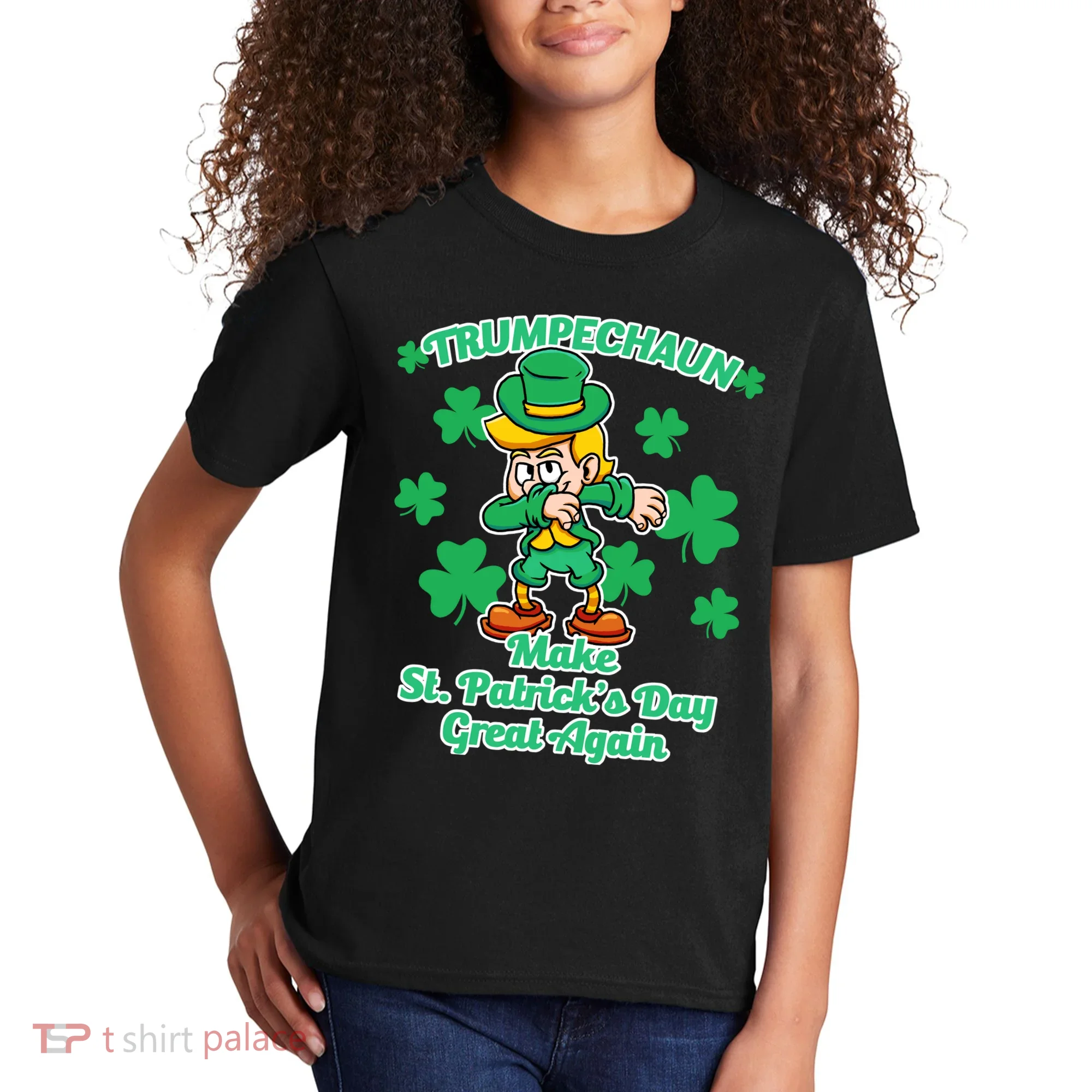 Trumpechaun - Make St Patrick's Day Great Again Kids T-Shirt