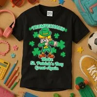 Trumpechaun - Make St Patrick's Day Great Again Kids T-Shirt thumb 3