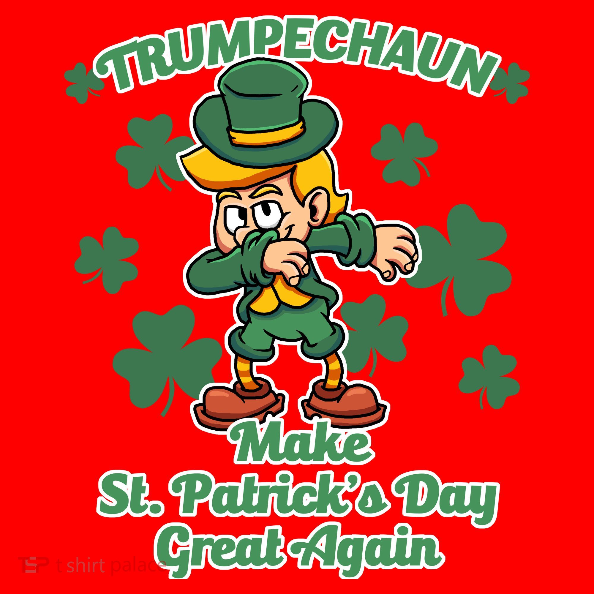 Trumpechaun - Make St Patrick's Day Great Again Santa Hat