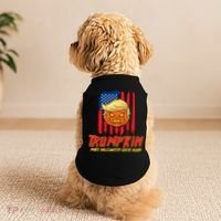 Trumpkin American Flag Make Halloween Great Again Doggie Tank thumb 2