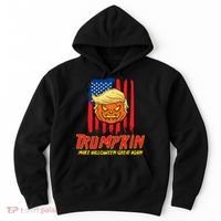 Trumpkin American Flag Make Halloween Great Again Hoodie thumb 0