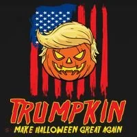 Trumpkin American Flag Make Halloween Great Again Tank Top thumb 6