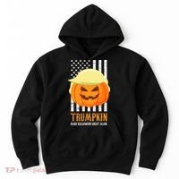 Trumpkin Donald Trump Funny Halloween Hoodie thumb 0
