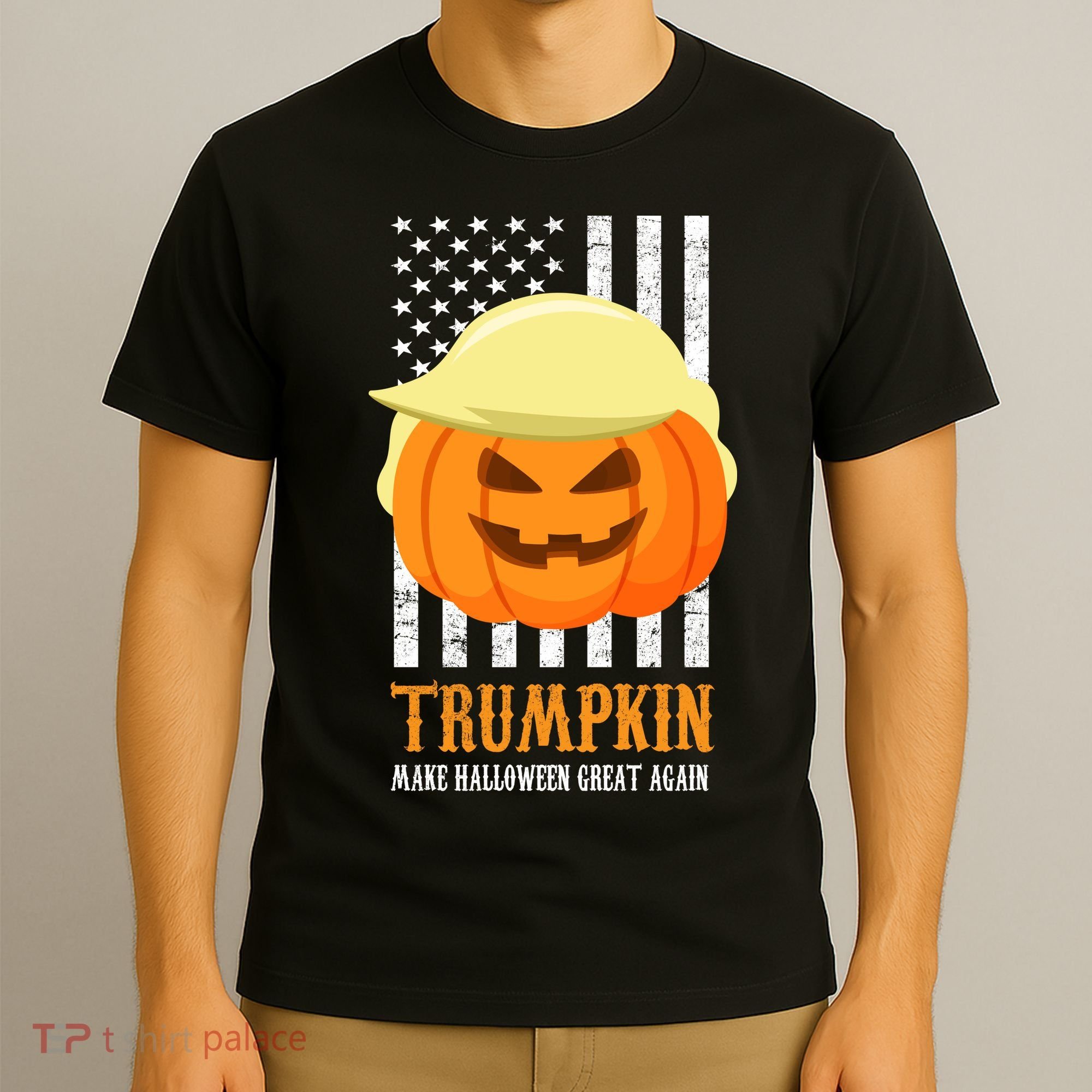 Trumpkin Donald Trump Funny Halloween T-Shirt