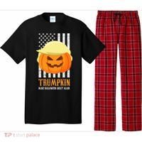 Trumpkin Donald Trump Funny Halloween Pajama Set thumb 0