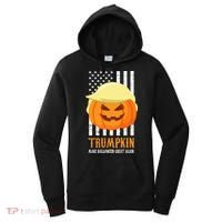 Trumpkin Donald Trump Funny Halloween Women's Hoodie thumb 0