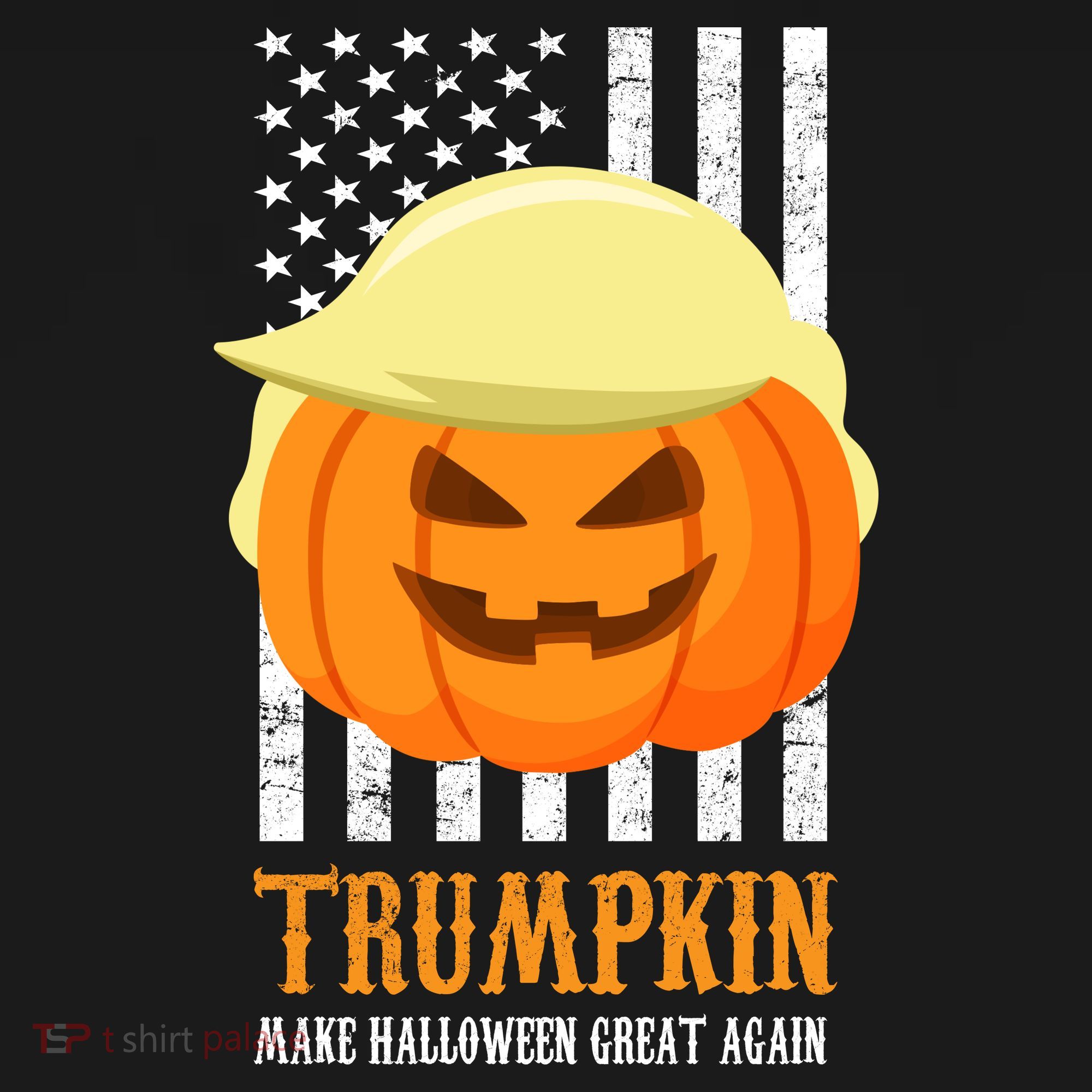 Trumpkin Donald Trump Funny Halloween Women's Tank Top