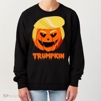 Trumpkin Funny Donald Trump Pumpkin Women's Sweatshirt thumb 0