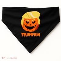 Trumpkin Funny Donald Trump Pumpkin USA-Made Doggie Bandana thumb 0