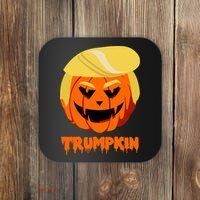 Trumpkin Funny Donald Trump Pumpkin Coaster thumb 0