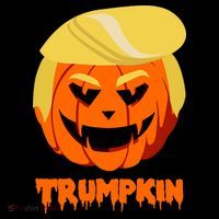 Trumpkin Funny Donald Trump Pumpkin Women's Hoodie thumb 2