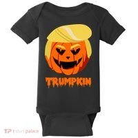 Trumpkin Funny Donald Trump Pumpkin Baby Bodysuit thumb 0