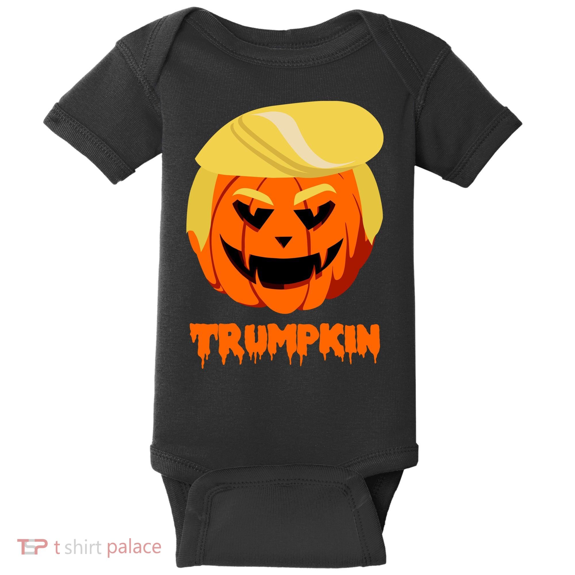 Trumpkin Funny Donald Trump Pumpkin Baby Bodysuit