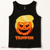 Trumpkin Funny Donald Trump Pumpkin Tank Top thumb 2