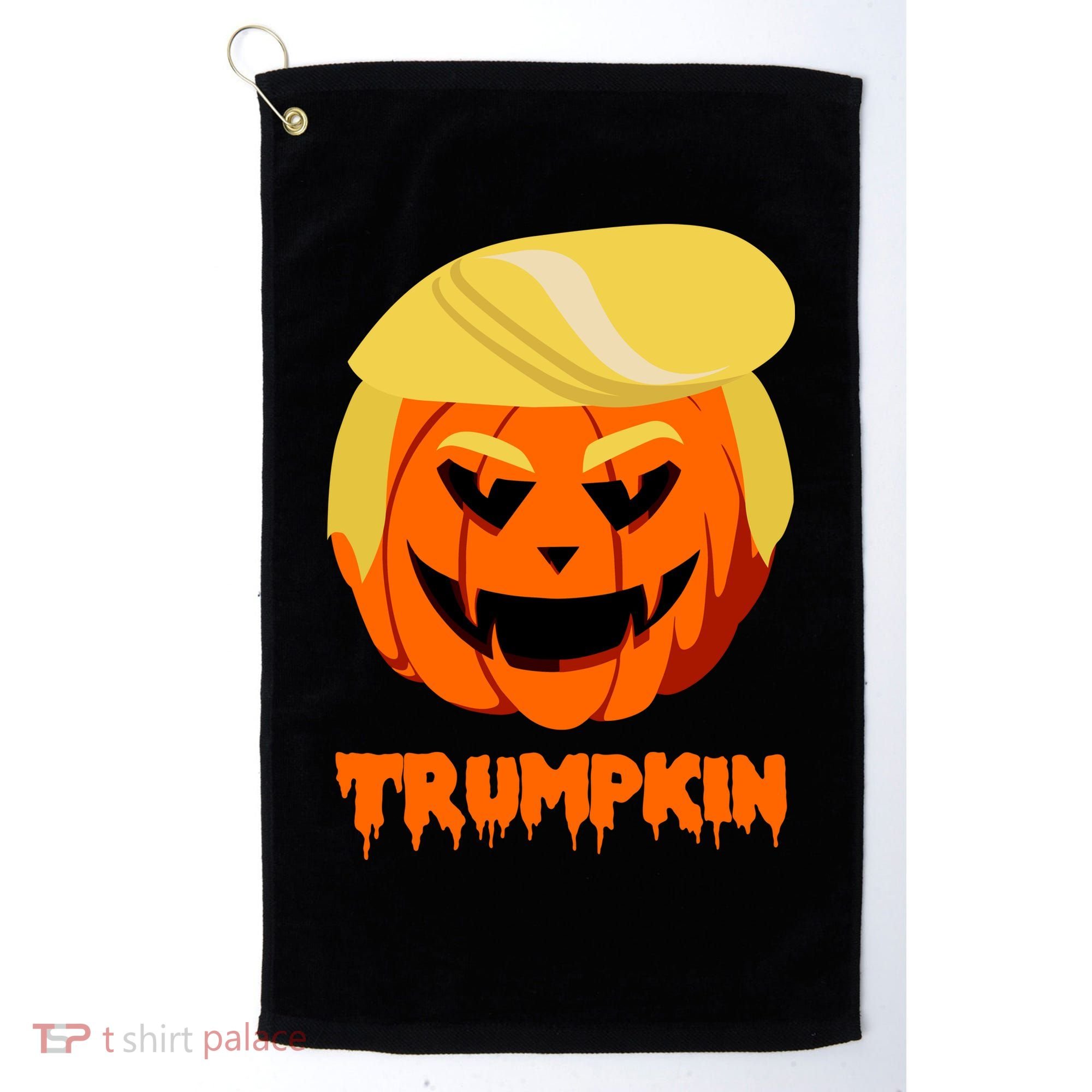 Trumpkin Funny Donald Trump Pumpkin Golf Towel