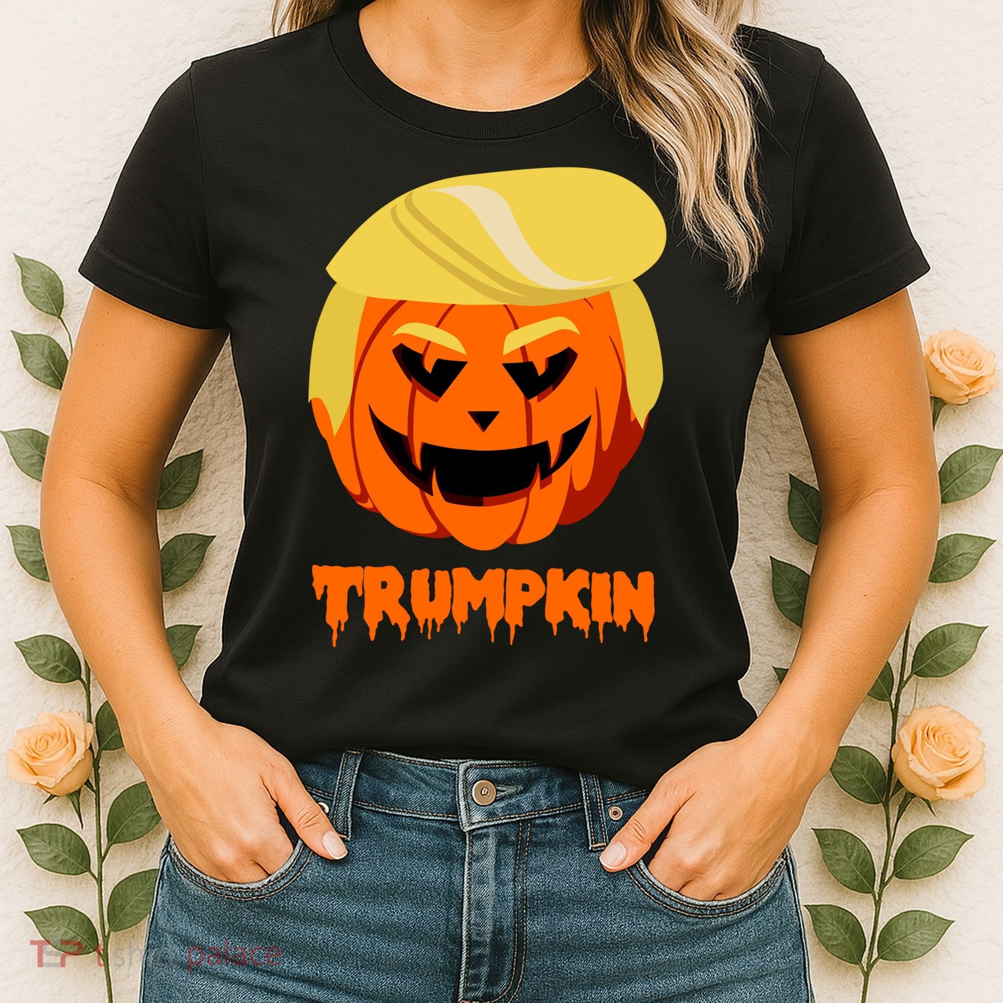Trumpkin Funny Donald Trump Pumpkin Women's T-Shirt