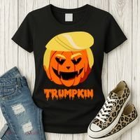 Trumpkin Funny Donald Trump Pumpkin Women's T-Shirt thumb 3