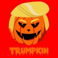 Trumpkin Funny Donald Trump Pumpkin Santa Hat thumb 1