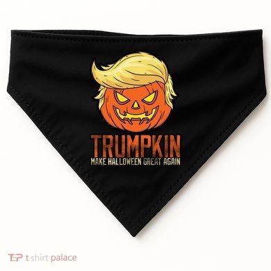 Trumpkin Make Halloween Great Again USA-Made Doggie Bandana