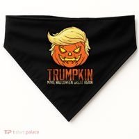 Trumpkin Make Halloween Great Again USA-Made Doggie Bandana thumb 0