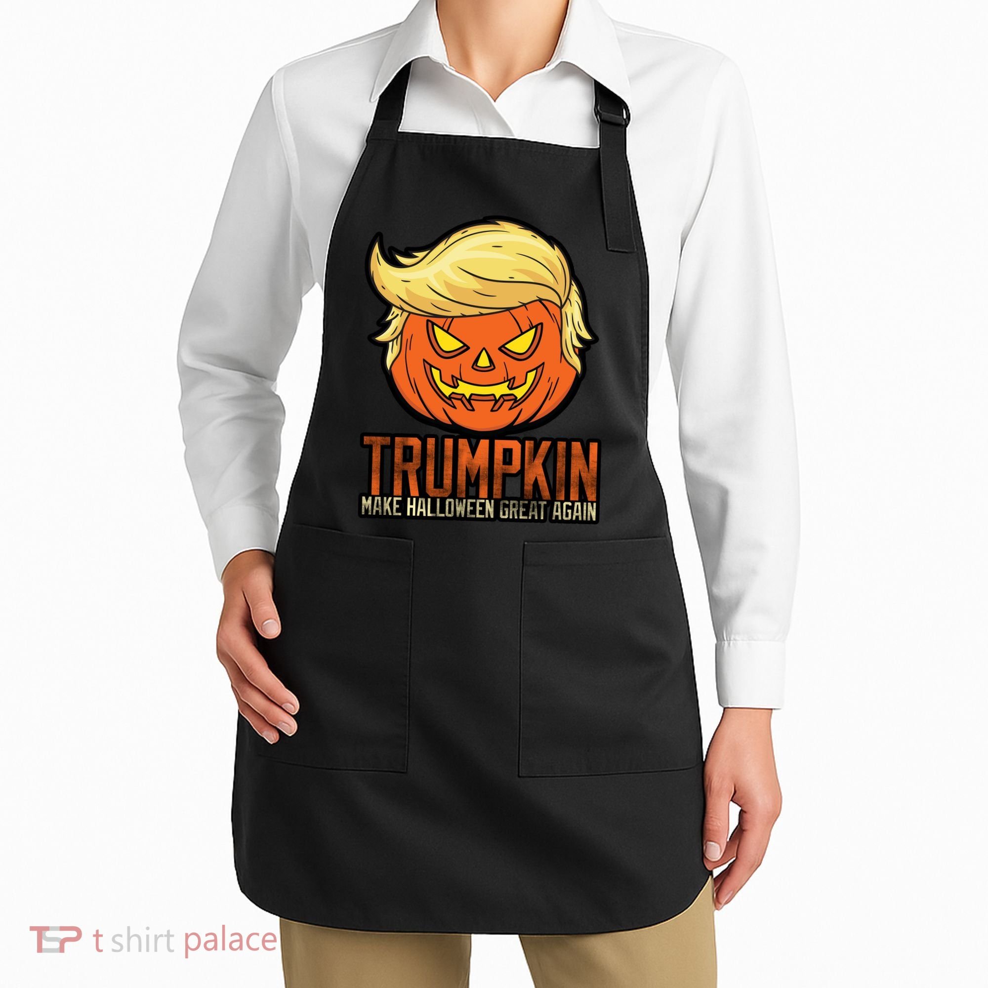 Trumpkin Make Halloween Great Again Apron