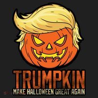 Trumpkin Make Halloween Great Again Beanie thumb 2