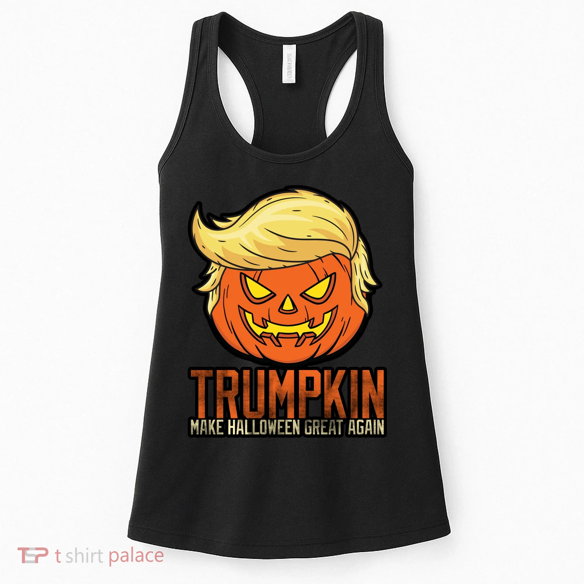 Trumpkin Make Halloween Great Again Women's Tank Top
