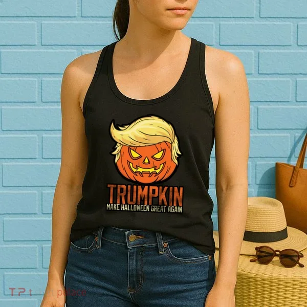 Trumpkin Make Halloween Great Again Women's Tank Top