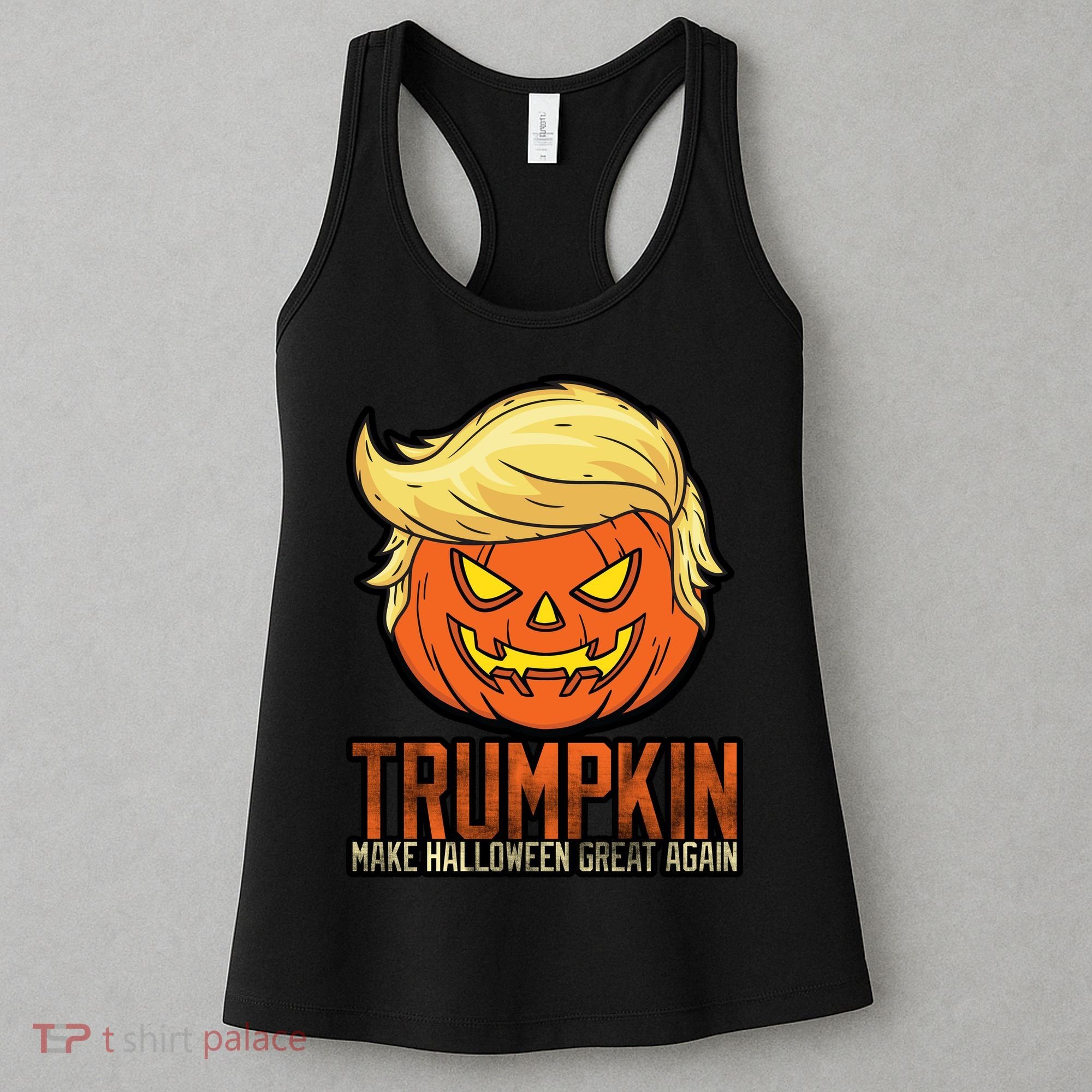 Trumpkin Make Halloween Great Again Women's Tank Top