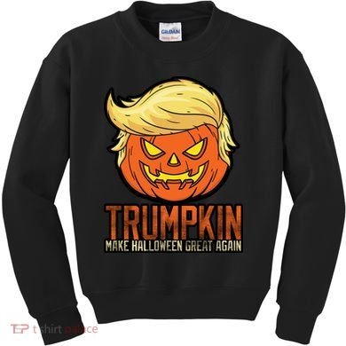Trumpkin Make Halloween Great Again Kids Sweatshirt