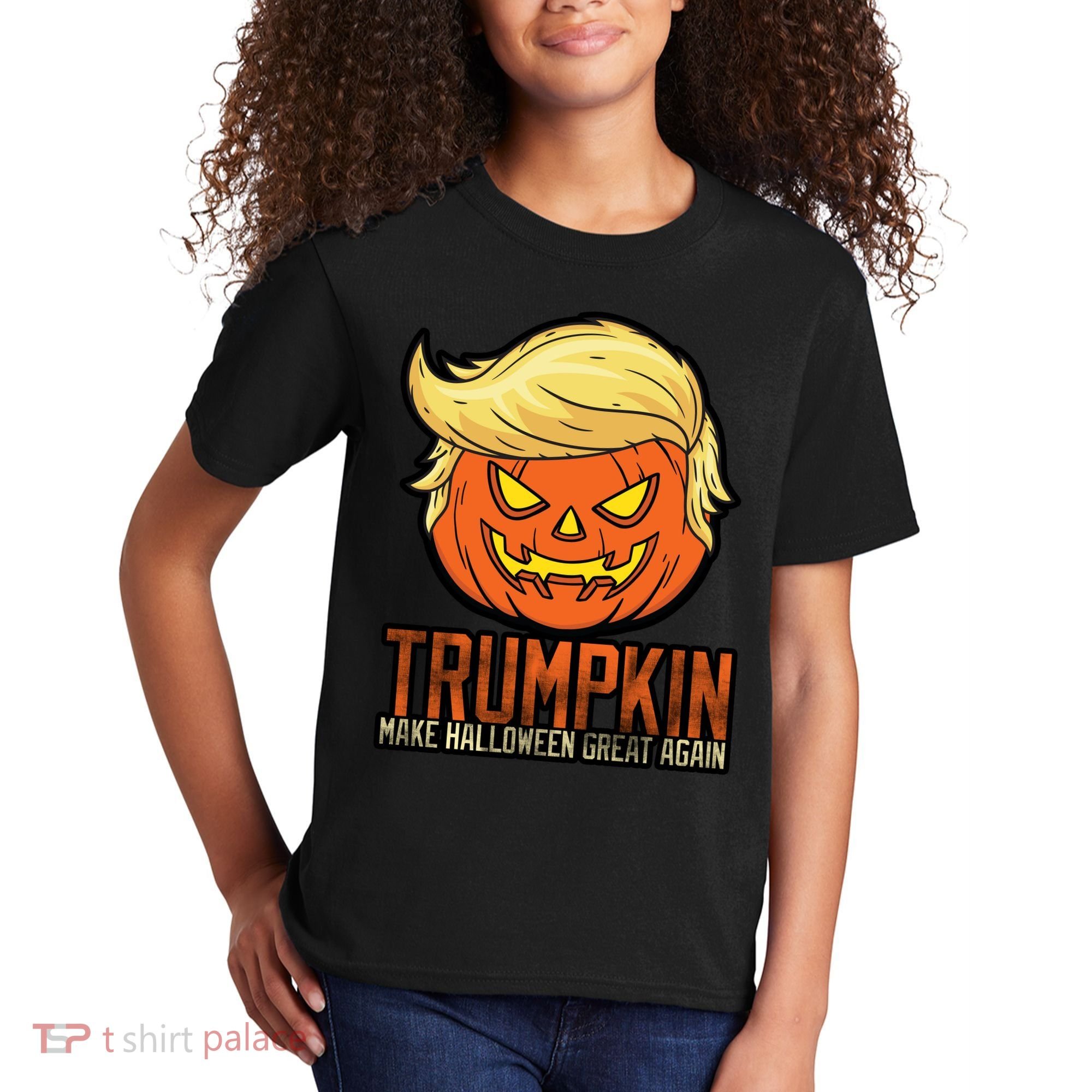 Trumpkin Make Halloween Great Again Kids T-Shirt