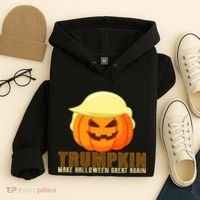 Trumpkin Make Halloween Great Again Donald Trump Hoodie thumb 4