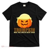Trumpkin Make Halloween Great Again Donald Trump T-Shirt thumb 0