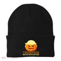 Trumpkin Make Halloween Great Again Donald Trump Beanie thumb 0